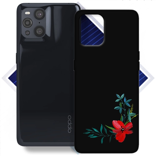 Etui MATT FLOWER do OPPO FIND X3